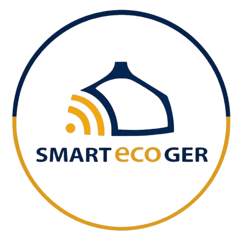 SMART ECO GER logo — a Mongolian ger inside a circular badge